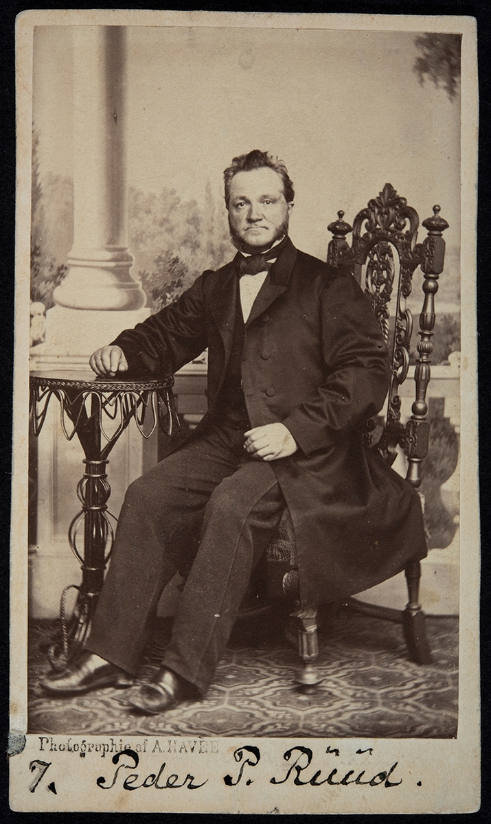 Portrett Peder P. Ruud.