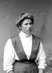 Ateljé.
Maria Svensson, Haddån. Gift med Klas. 

Fotograf: Ellen Kock? Axel Lundbäck m.fl.
Gullspångssamlingen.
Bilder från Gullspång med omnejd.