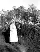 Härlunda socken.  
Karin Jansson och Gunnar Andersson som fästfolk.
Foto från Herrtorp 1925.