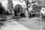 Skara. 
Kvarteret Herrgården.
Kråk. Västra delen av museiparken före grundgrävningen för Kråks västra flygel. 
Fotot taget från söder.