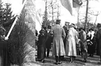 Skara.
Stadsträdgården.
Det kungliga besöket i Stadsträdgården 10.5.1923.