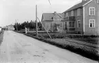 Norra Skolan och Anneborg på Storgatan i Kvänum 1920-talet.