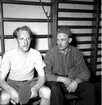 Skara. Bordtennis; DM i Läroverkets gymnastiksal 27/3 1955.