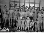 Skara. Frisksportarklubben Tor 1934 i Folkskolans gymnastiksal.
