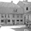 Skara. Marumsgatan. Zettervallska huset, bild tagen vid uppmätning före rivning 1962.