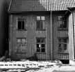 Skara. Marumsgatan. Zettervallska huset, bild tagen vid uppmätning före rivning 1962.