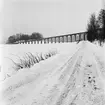 Pudrettfabrik. Sopstation. Sopstation, med transportspår (liknande en romersk viadukt), till Alby gård.