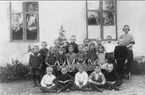 Svanvik, Perstorps gamla skola år 1925, klass 1 och 2, lärarinna Ester Eriksson. Endast neg finns.