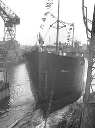 Malmö Kockums Mek. Verkstad.
Fartyget SCANIAs Stapelavlöpnin