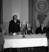 Skara Köpmannaförenings 50-årsjubileum 20/9 1958.
Oskar Ahlström och Karl Granqvist.