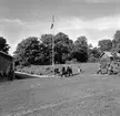 Flämslätts stiftsgård. 
Sommarbild 1955.