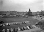 Lidköping, Rådhuset och Torget 6/11 1962.