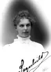 Signhild Lundberg, Karlstad. Foto 1899.