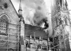 Skara Domkyrka branden 1947.