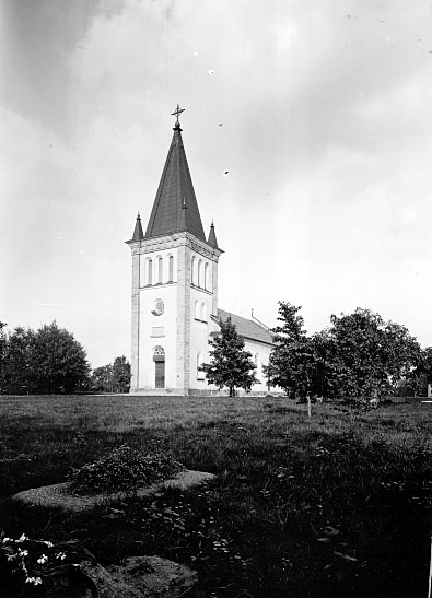 Häggesled sn.
Kyrkan, exteriör.