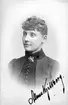 Agnes de Frumeries samling, Danderyd. Alma Kjellberg, Agnes syster d. 30/7 1887.