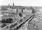 Stockholm 1928.
Slussen, Skeppsbron