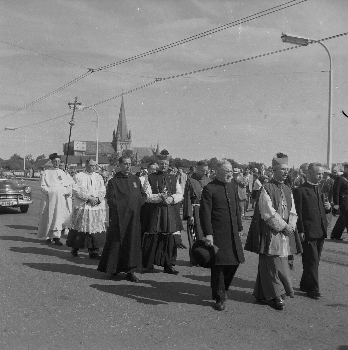 Kirkejubileet 1953. Katolsk prosesjon