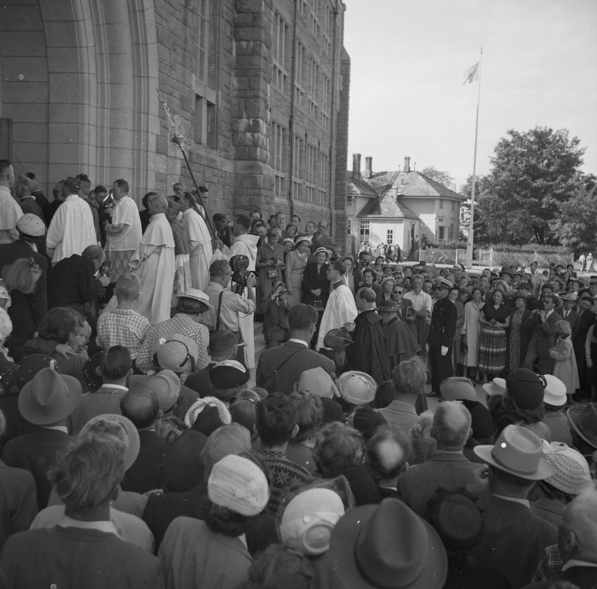 Kirkejubileet 1953. Katolsk prosesjon