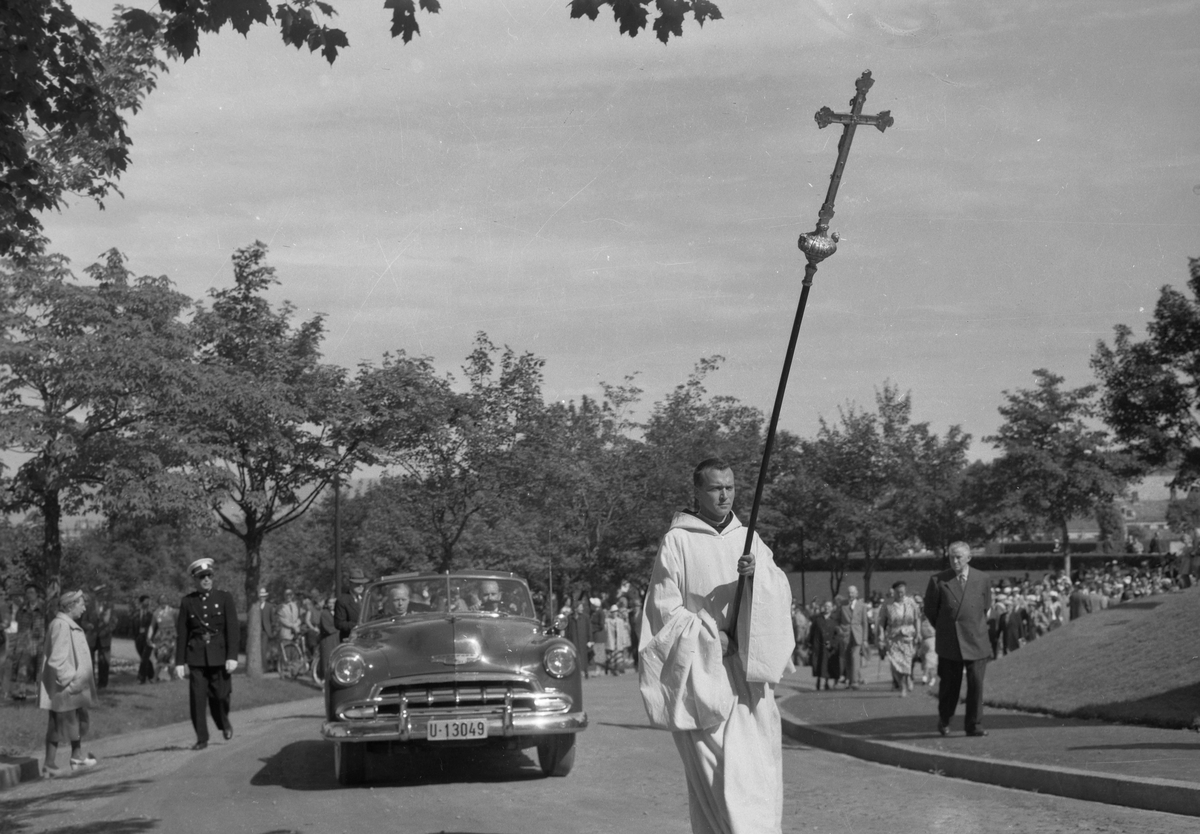 Kirkejubileet 1953. Katolsk prosesjon