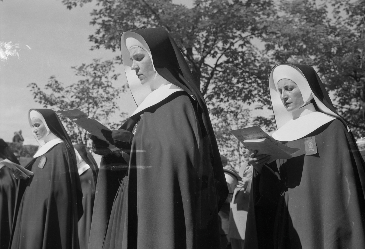 Kirkejubileet 1953. Katolsk prosesjon