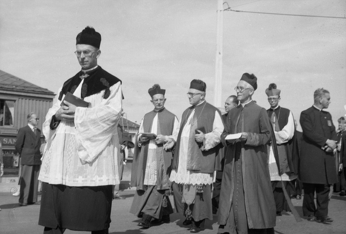 Kirkejubileet 1953. Katolsk prosesjon