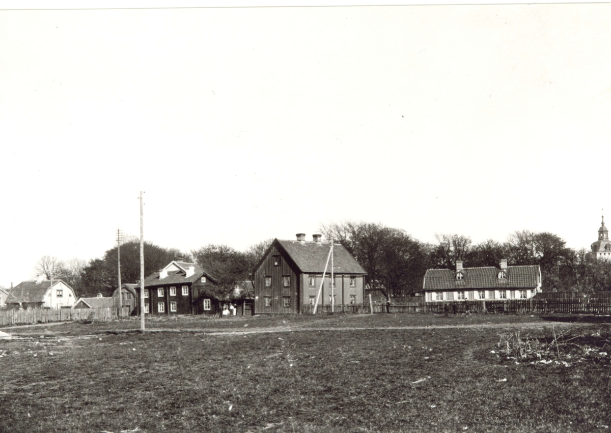 Bostadshus i Gamla staden i kvarter Eken, år 1908.