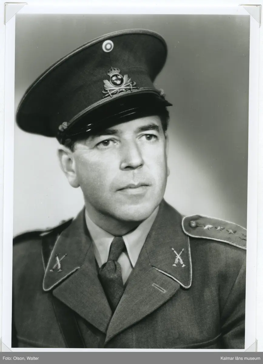 Uno Höglund, kapten.
Foto 1948-07-15