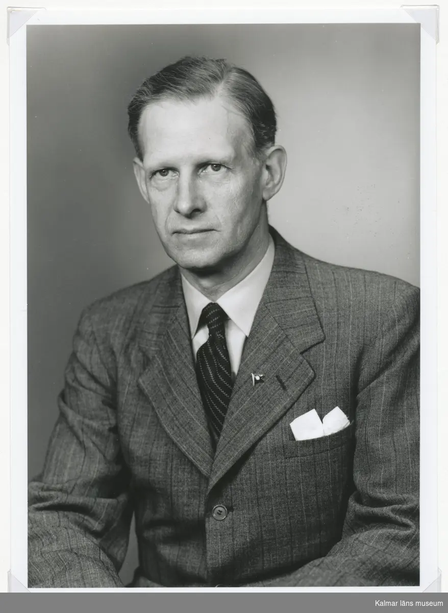 Adjunkt Nils Fogelqvist.

Foto 1949-05-05