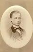 Nils Kreuger, konstnär. Foto vid 15 års ålder, 1873.