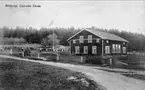 Mölltorp, Gälsebo skola år 1911. Lärare Signe Vennerholm och Carl Fernström. Endast neg finns.