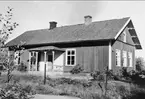 Lindhults skola (Skaga skola), byggd 1909. Förstoring 28 x 40 cm. Neg finns.