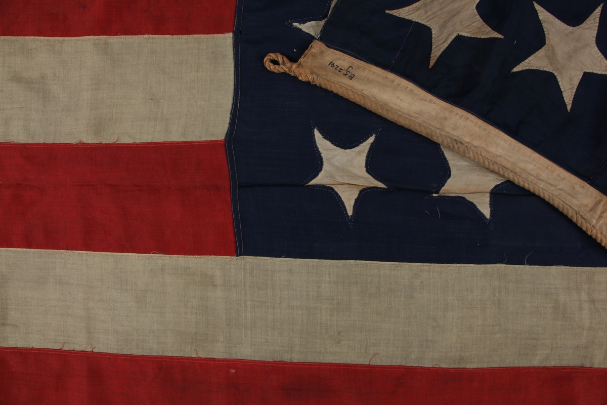 Amerikansk flagg med 35 stjerner