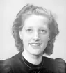 Elsy Jansson (?). Foto i februari 1940.