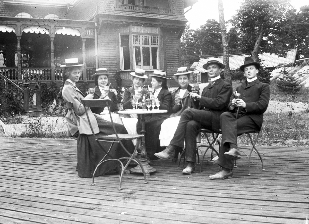 "Mitt andra besök vid Älvkarleö, lyckad". Sommaren 1901