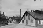 Forsbacka järnverk,
Några av de äldsta verksbyggnaderna,
Foto förmodligen 1930-tal