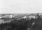 Gävle stad  Norr, Esplanaden.
Panorama över Esplanaden och Rådhuset mot söder.