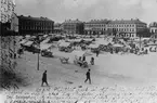 Gävle stad  Norr, Stortorget.
Vykort av Stortorget (Salutorget), skrivet 1903.