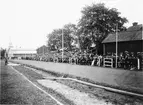 Tävlingar på Strömvallen i friidrott före 1920.
Sandviken och GIF i final om distriktsmästerskapet.