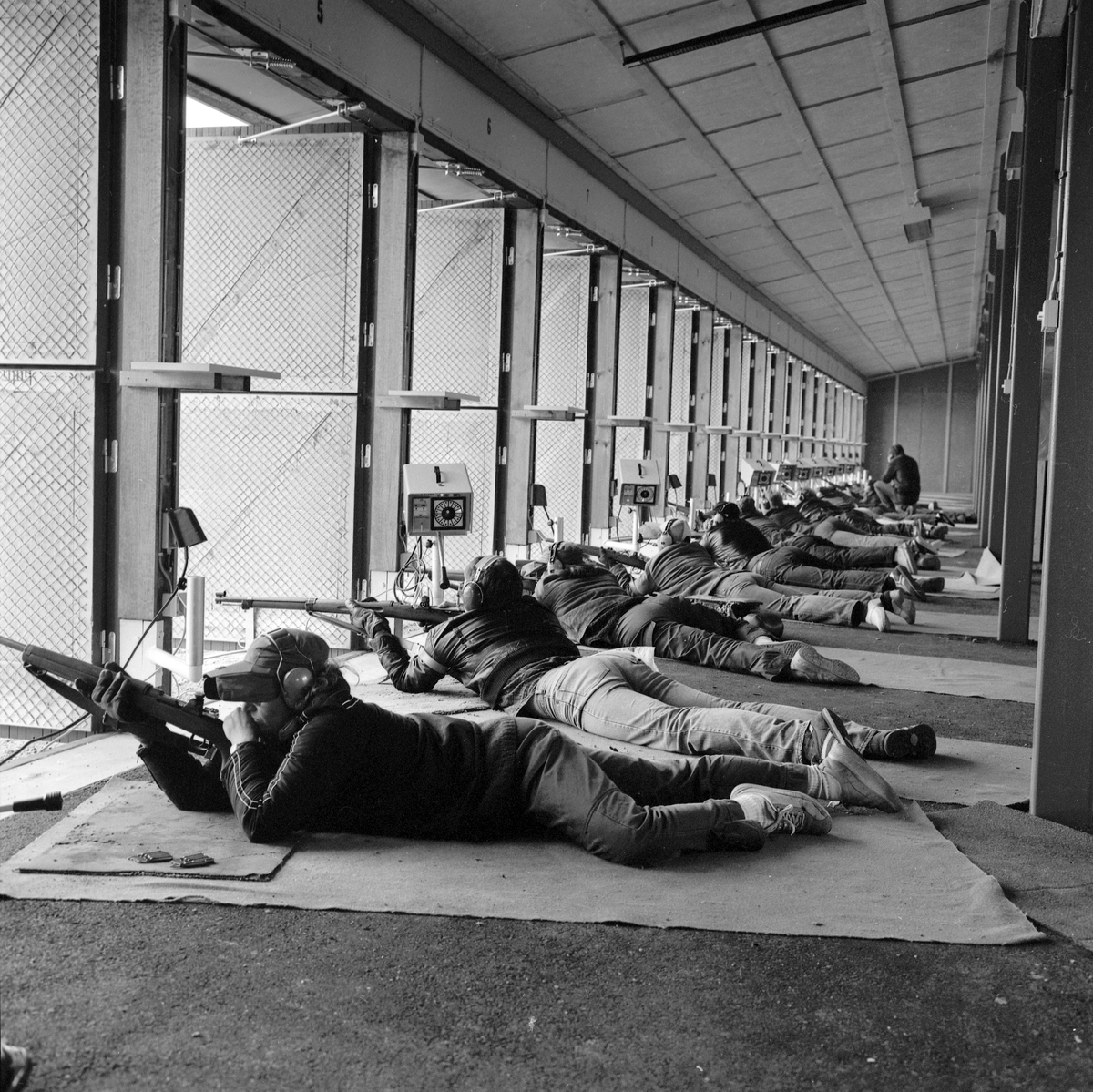 Korpskytte vid Älgsjön. Juni 1984