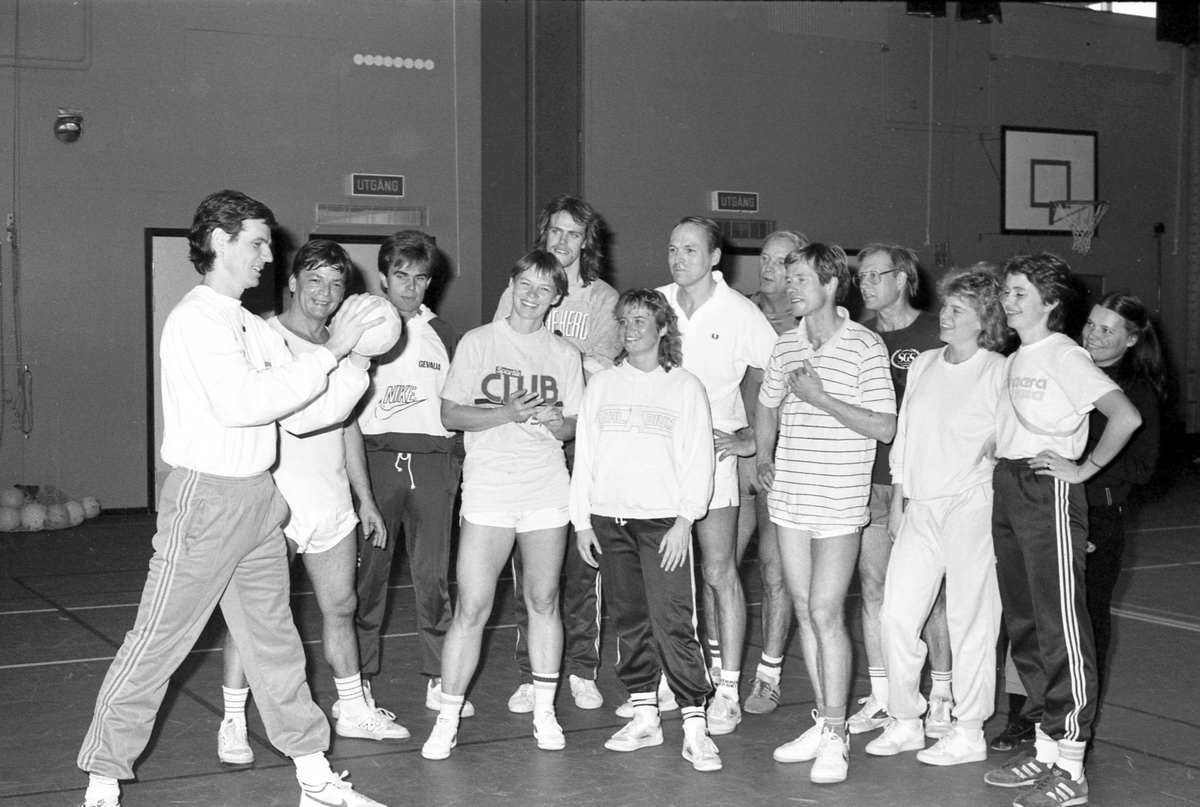 Handbollskurs Andersberg. 25 oktober 1986