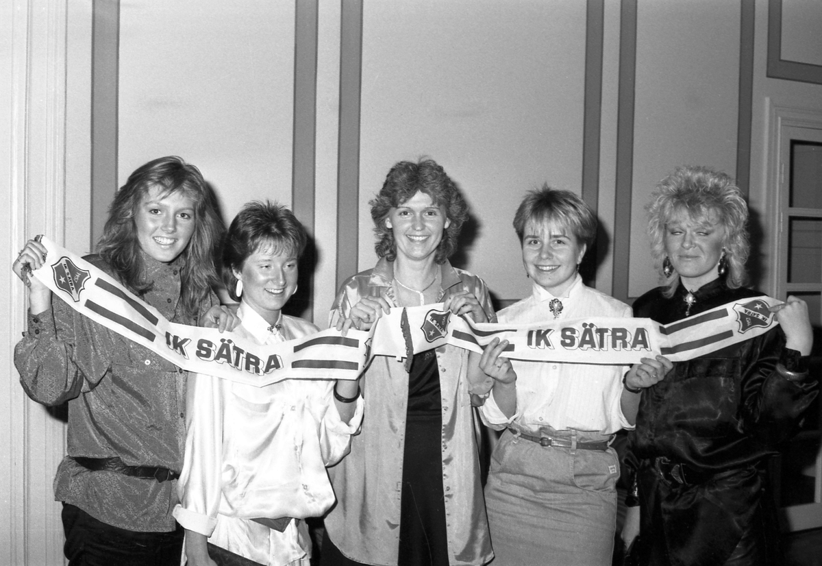 Sätra IK 30 års jubileum. Januari 1987