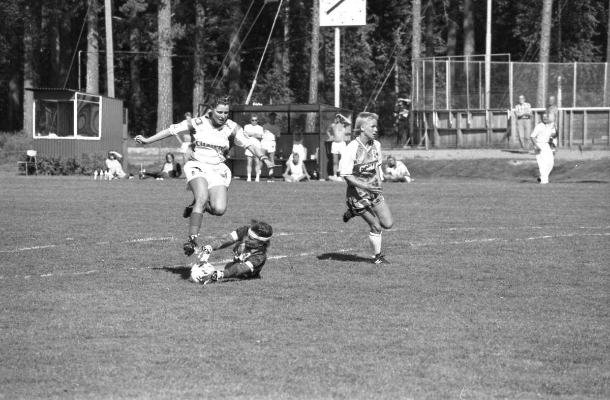 Fotboll Strömsbro-Brage Juni 1988