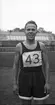 Löpare Arne Eriksson GSGF. (Gefle Sport och Gymnastikförening)