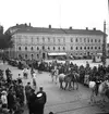 Svenska Cirkus Orlando turnerande tillsammans med holländska Cirkus Strassburger, 1938.