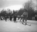 DM-stafett 3X1 mil och 50 km.
Arrangerat av GIF vid Kungsbäck. 12/2 1939