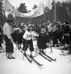 Skolungdomens skidtävlingar.  1941