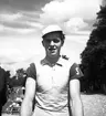 DM i cykel, 1942. Cyklisten är Göran Engström f. 1922 Gävle.