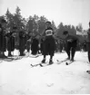 Skolungdomars fettisdagstävlingar. 1945