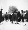Skolungdomars fettisdagstävlingar. 1945